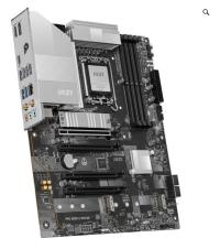 MSI PRO Z890-S WIFI6E 1851P DDR5 8600 USB4 3xM2 HDMI DP 2,5G WIFI6 ATX